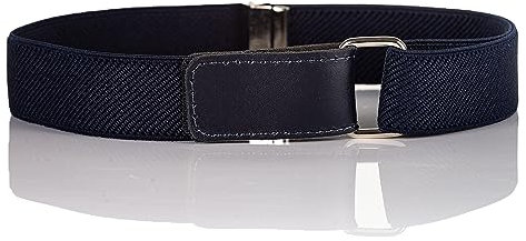 Olata Cintura Elastica Regolabile per Bambini – Estensibile con Chiusura a Strappo, Ideale per 0-15 Anni. Blu Navy (0-2 Anni)