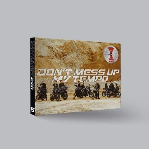 SM Entertainment Exo – Don't Mess Up My Tempo [Moderato Ver.] (Vol.5) CD + Booklet + Fotokarte + Vorbestellvorteil + gefaltetes Poster + extra Fotokarten-Set (f)