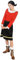 Maskworld Olivia Öl - die Freundin von Popeye - Kostüm für Erwachsene - einteilig - Karneval (L)