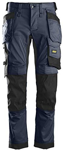 Snickers Workwear Unisex Pants, Blue, 50