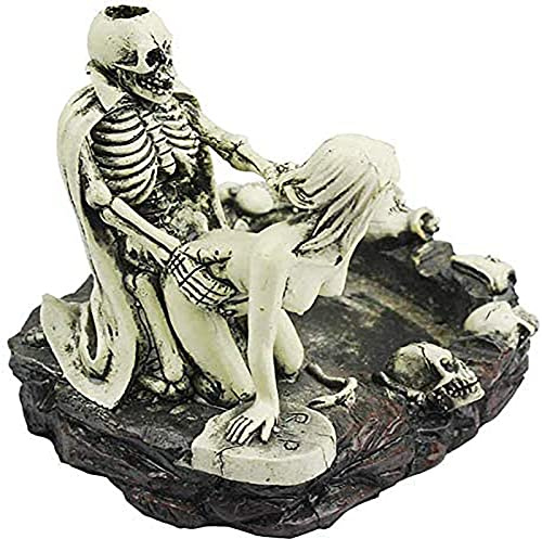 doepeBAE Zigarre Aschenbecher Halloween Schädel Sexy Mann Zigaretten Creative Große Zigarette Aschenbecher Ständer Verwendung als Handwerk Dekoration Resin Dekoration Geschenk