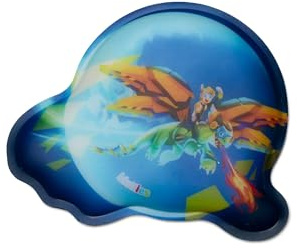 ergobag Klettie Drache - Blau | Klettflächen von verschiedenen Themenwelt, ideal für den Sammelspaß, zum Tauschen und die individuelle Gestaltung