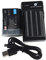 DSTE EN-EL15 Lot de 2 batteries Li-ion et chargeur micro USB compatible avec Nikon D500 D600 D610 D750 D800 D800E D810A D850 D7000 D7100 D7200