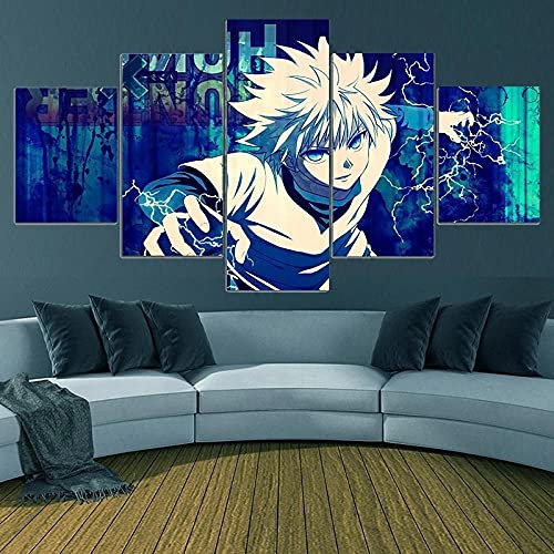 Toaueng Wohnkultur Hd Print Wandkunstwerk 5 Stück Hunter X Hunter Malerei Bild Modulare Moderne Leinwand Animation Poster