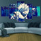 Toaueng Wohnkultur Hd Print Wandkunstwerk 5 Stück Hunter X Hunter Malerei Bild Modulare Moderne Leinwand Animation Poster