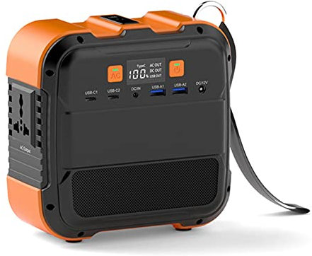 FREEDOH Centrale électrique Portable 220V/120W/98Wh/26400mAh Batterie Au Lithium Prise Ca à Onde Sinusoïdale Pure Alimentation pour Camping Maison Ordinateur Portable Secours d'urgence