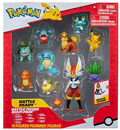 Bizak Pokemon Multipack 10 Figuren, Geschenkset mit 10 Figuren mit unglaublichen Ausführungen (63220244)