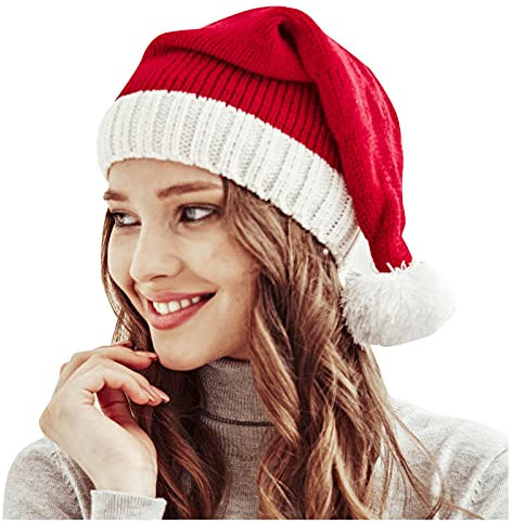 Unbekannt Mutter Winter Wollmütze gestrickte Weihnachtsmütze Eltern-Kind Baby warme Baseballmütze Bike Cap
