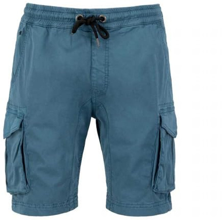 Alpha Industries Cotton Twill Jogger Short Short für Herren Vintage Marine