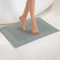 ZWOLTEX - Teppich Badezimmer 50x70 Paulo, Badezimmer Teppich Matte, Bathroom Mat, 100% Ägyptische Baumwolle, Badezimmermatte, Badmatten, Bathroom Rug - Badezimmer Matte Hellgrau