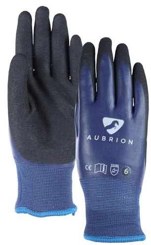 Shires Aubrion Winter Work Adults Gloves - Navy Blue