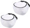 PATIKIL Flash Bounce Diffuser Cap, 2Pcs Cloth Universal Mini Soft Elastic Mouth Cap Cover for Flashlight Photography Camera Speed Light, White