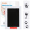 Zemiu XL Größe Baby Abdruck Set, 1 Pcs Baby Handabdruck und Fußabdruck Set Clean Touch Stempelkissen für Neugeborene/Baby Shower/Familie Geschenk,Pfotenabdruck Set-Schwarz