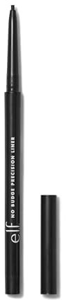 e.l.f. No Budge Precision Eyeliner, Langanhaltender, Cremiger Eyeliner Mit Ultrafeiner Spitze Für Präzises Auftragen, Vegan & Tierversuchsfrei, Black, 0,05 g