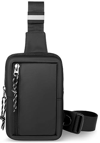 flintronic Umhängetasche, Sling Chest Crossbody Bag, Wasserdicht Schultertasche, Messenger Bag, Crossbag Brusttasche, für Männer und Frauen für Reisen, Wandern, Radfahren, Camping, Outdoor-Sport