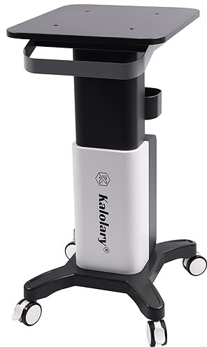 Kalolary 30 Carrello del Salone di Bellezza, Carrello di Parrucchiere con Rotolamento dell'Abs di Alta Qualità, Carrello di Servizio Cosmetico con Ruota Silenziosa