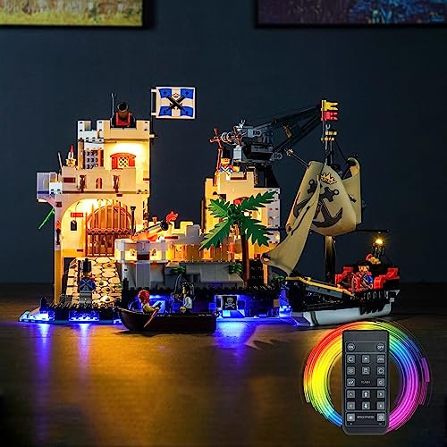 Fernbedienung Dekorationsbeleuchtungsset Kompatibel mit Lego Eldorado Fortress (Kein Modell), Licht-Kit für 10320 Eldorado Fortress Kreative Spielzeug für Erwachsene