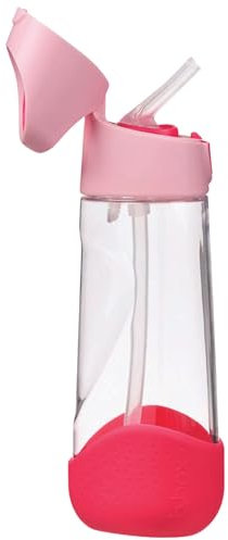 b.box TritanTM Drink & Water Bottle | Easy Grip Bottle and Leakproof Lid | Cool Modern Child Friendly Design, Best for After Sippy Cup | 600ml/20