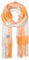 Levi's Damen Pop of Plaid Scarf, Orange Fluo, UN