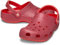 Crocs Classic Glitter Clog 38-39 EU Cherry Red