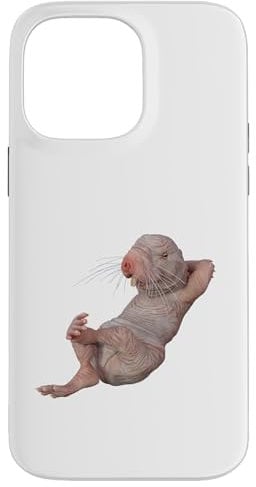 iPhone 14 Pro Max Live Weird Funny Naked Mole Rat Strange Animal Case Case