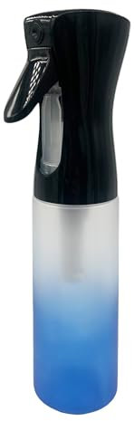 Eson Water Spray Bottle for Hair - 300ml Refillable Continuous Mist Sprayer - Empty Spray Bottle for Barber, Hairdresser, Salon, Hair Styling, Cleaning, Misting & Skin Care,Plants (Gradient Blue)