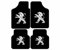 XIIDSTR Auto FußMatten, für Peugeot 206 (206+/206 Plus) 2009-2012/207/207 CC/207 SW wasserdichte rutschfeste Allwetterschutz Fahrzeug Fußmatten Auto Innenraum Zubehör,B