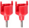 Tiardey 2pcs Electric Fence Drill Chuck Plastic Electric Fence Fence Post Chuck Wrench Professional Cordless Drill Driver Quick Install Fence Ring Insulator