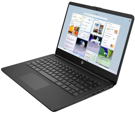 HP 14s Laptop | Intel Core i5-1235U Processor | 8 GB RAM | 512 GB SSD | 14 FHD Display | Intel Iris Xe Graphics | Win 11 | Dual Speakers | Jet Black + Office Software (Full Licence)
