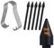 [5 PZS] Original Flet Suave Puntas de Repuesto para Samsung S Pen Galaxy Tab S6 Lite/S10 FE/S10 FE+ Plus/S10 Ultra/S10+ Plus/S9 FE+ Plus/S9+ Plus/S9 FE/S9/S9 Ultra/S8+ Plus Ultra/S8/S7 FE, Negro