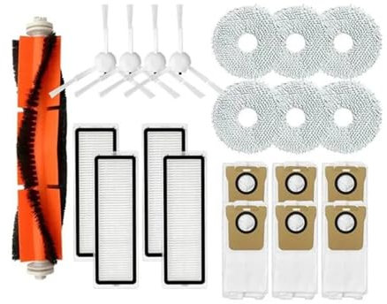 Juego de accesorios para robot aspirador Xiaomi X10+ X10 Plus, incluye cepillo lateral principal con filtro Hepa, bolsa de polvo, soporte para trapeador y caja de polvo, piezas de repuesto compatibles
