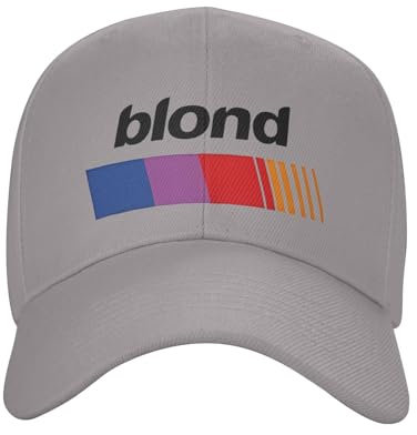 QNBUFOY Baseballmützen für Männer und Frauen Sommer Frank Blond Album Outfits für Unisex Vintage O-Ocean Trucker Hüte Verstellbares Geschenk