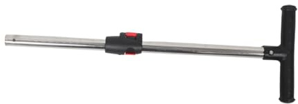 Kinderwagen Schiebegriff mit Schnellverschluss, T-form, 25mm | Ergonomisch, aus Kunststoff und Edelstahl, Schwarz, für Eltern an Wagen und Kinderwagen