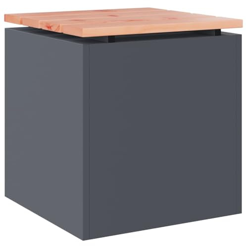 vidaXL Gartenbank Anthrazit 40 x 40 x 43 cm