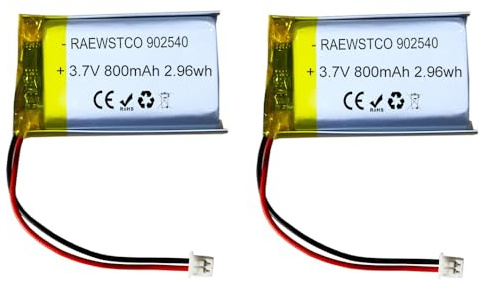 2 Stück 902540 3,7 V Batterien LIPO Lipobatterie 800 mAh sind Drohnen Batterien X5SW X5 Upgrade Mit Überladungsschutz