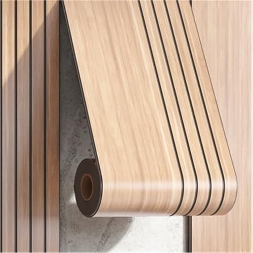 OZLCUA Selbstklebende Isolier-Tapete Selbstklebende Wandpaneele in Holzoptik, verdickter Schaumstoff, Schalldämmung, Vinyl, abnehmbar, wasserfest, Heimdekoration(Color-07)