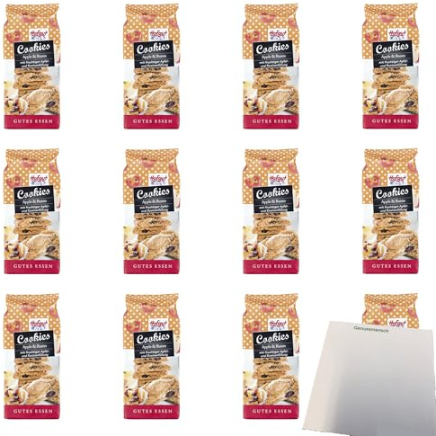 usy Bundle für Hofgut Cookies Apfelstrudel VPE (12x225g Packung) + usy Block