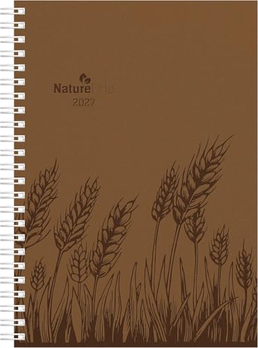 Wochenplaner Nature Line Malt Ringbuch 2027: Buchkalender A5 (15x21 cm) - Wochenplaner mit 4-sprachigem Kalendarium, Monatsübersicht & Notizbereich, für Beruf, Schule & Alltag