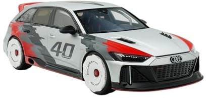 GEOQZRU 1 18 Für Audi RS6 GTO Limited Edition Simulation Harz Auto Modell Hause Dekoration