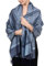 Achillea Damen Achi-tt-001 Pashmina-Schal, stahlblau, 72 L x 28 W