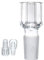Budawi® 18,8er Glaskopf aus Quarz männlich Wasserpfeife Hookah Schlauchadapter