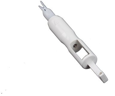 Gritzner Einfädler, Universaleinfädler, Einfädelhilfe für Nähmaschine und Overlock/Coverlock - einfach Einfädeln