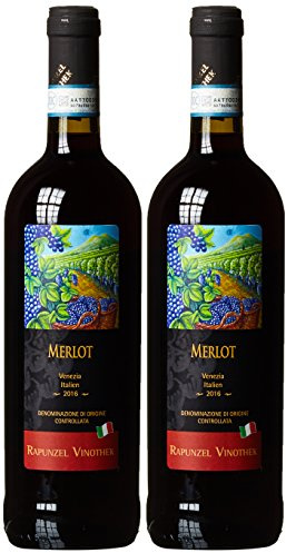 Rapunzel Merlot DOC Venezia, 2er Pack (2 x 750 ml)