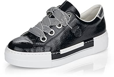 Rieker Damen N49A2 Sneaker, schwarz,39 EU