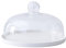 DOITOOL Kuchenteller Klar Glas Dome Cloche mit Keramik Basis Griff Cloche Glocke Glas Kuchen Display Fall Tabletop Mittelpunkt für Dessert K?se ? 8 Zoll Kuchenstand