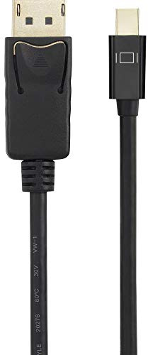 Renkforce Mini-DisplayPort/DisplayPort Adapterkabel Mini DisplayPort Stecker, DisplayPort Stecker 3.00 m Schwarz RF-4