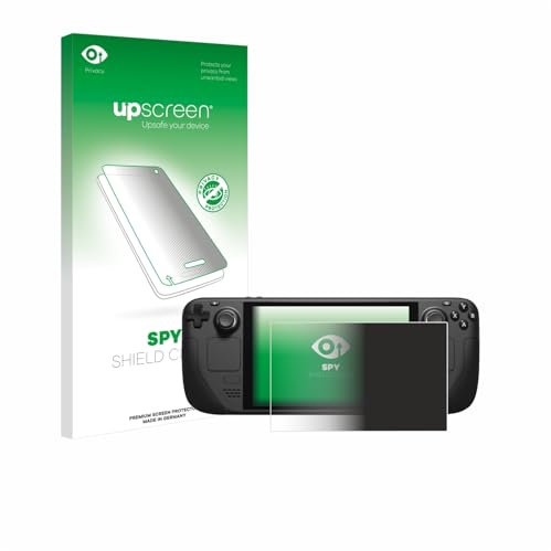 upscreen Anti-Spy Blickschutzfolie für Valve Steam Deck/OLED Made in Germany, Privacy Screen Displayschutz-Folie [Sichtschutz, Blaulichtfilter]