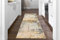Livabliss Lublin Teppich Läufer Modern - Abstrakt Design in Marmor Optik für Wohnzimmer, Esszimmer, Schlafzimmer 80x220 cm - Weicher Kurzflor, Beige, Gelb und Grau