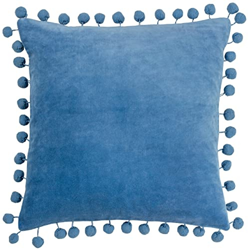 furn. Dora Square Polyester Filled Cushion,Sky Blue,45 x 45cm