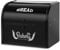 Large Capacity Double Compartment Bread Box Roll Top Bread Box Kitchen Food Storage Bin, Metal Bread Container, Counter-top Bread Keeper Double Layer Bread Storage,No Installation Required (Black)